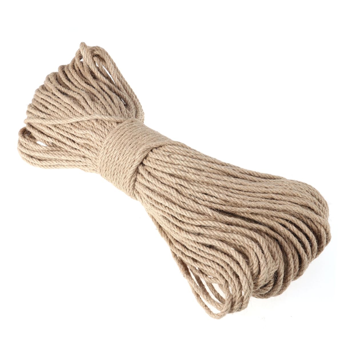 EXCEART Cordón de Yute Natural de Metros Hilo de Yute para Manualidades Decoración de Fiestas Cuerda de Jardinería