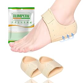 Heel Protectors Cups, Gel Heel Support, Thicken&Breathable, Idea for Plantar Fasciitis Relief, Bone Spur, Silicone Cushion for Men and Women-Beige