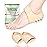 Heel Protectors Cups, Gel Heel Support, Thicken&Breathable, Idea for Plantar Fasciitis Relief, Bone Spur, Silicone Cushion for Men and Women-Beige