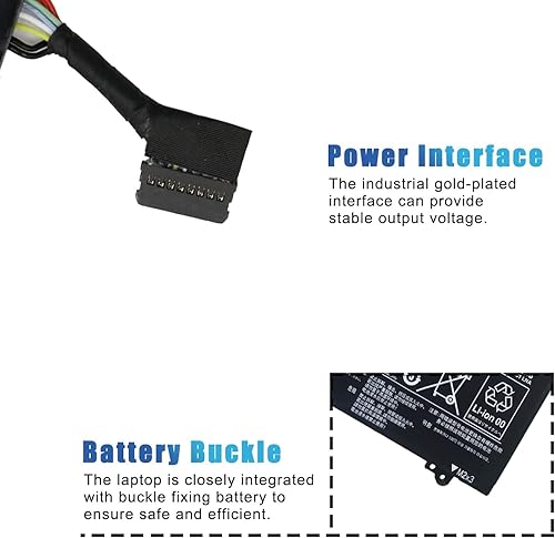Miniatura 5 de Batería de repuesto para laptop L15L4PC2 para Ideapad Yoga 710-14IKB 710-14ISK 710-15IKB 710-15ISK Series Notebook 5B10K90802 L15M4PC2 5B10K90778