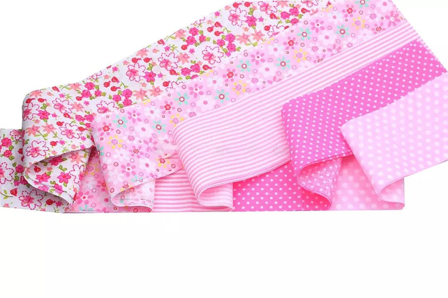 Fiore 8,5 Cm, Ritagli Di Tessuto - 20 Pezzi, Tessuto 100% Cotone, Trapunta Patchwork, Colore Brillante, 1 Modello, Ritagli Di Tessuto - Italia - Foto 7