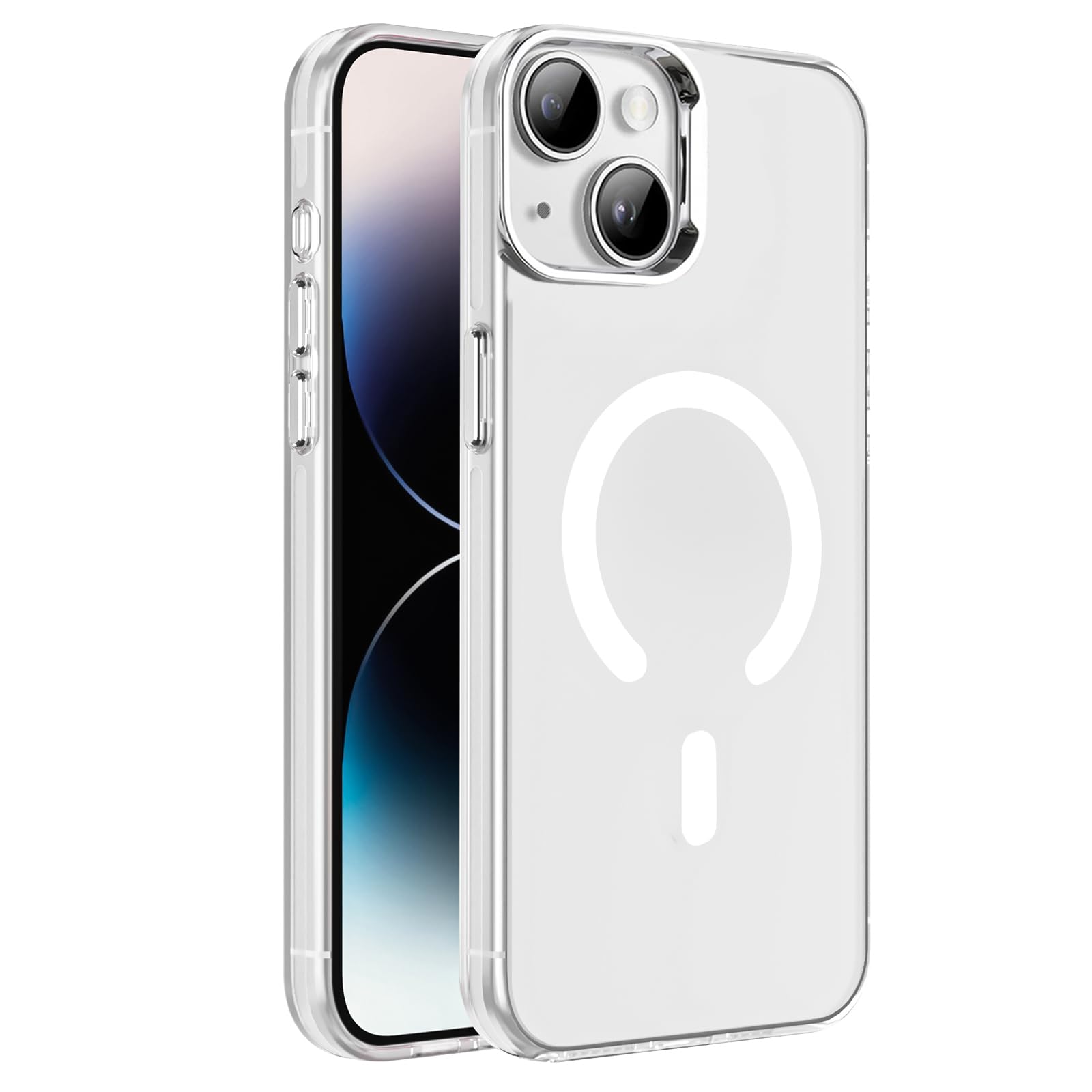 Dl3 Mobilak Case For iPhone 15 Case Crystal Clear [Not Compatible with MagSafe] Soft TPU Gel Case Flexible Silicone Anti-Scratch Transparent TPU Cover