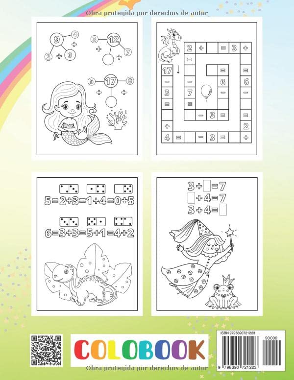 Miniatura 2 de Libro de Actividades de Matemáticas Mágicas Preescolar para Niños a partir de 2 Años, Sumar y Restar, Más y Menos Libro de Ejercicios para Niños ...