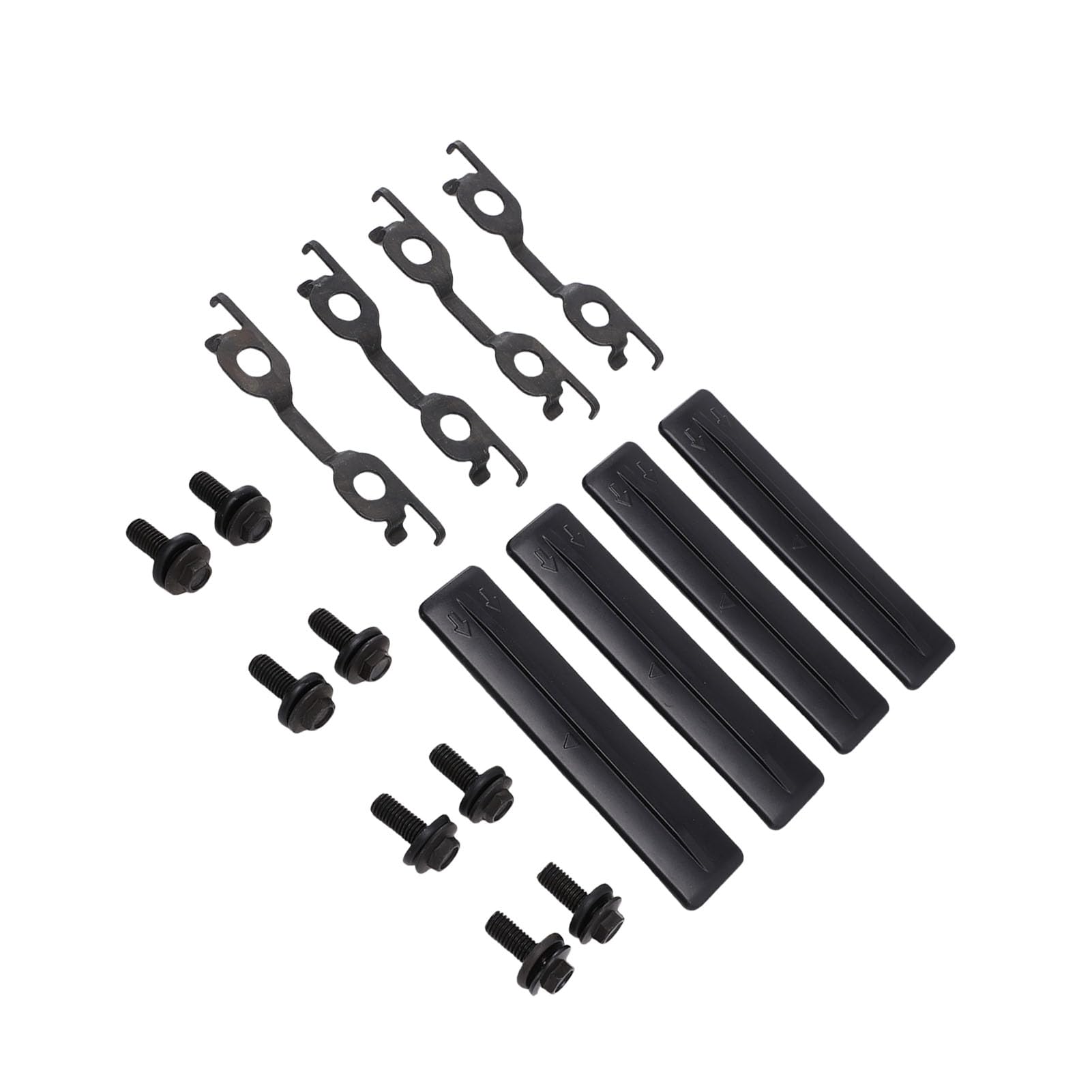 Kit de Retrait de Barres de Toit, Ensemble de Cache-Trous de Galerie de Toit étanche, Cache-Trous en Plastique Noir avec Numéros OEM, Idéal pour Les Véhicules 2006-2018, 75596-35030 08C47