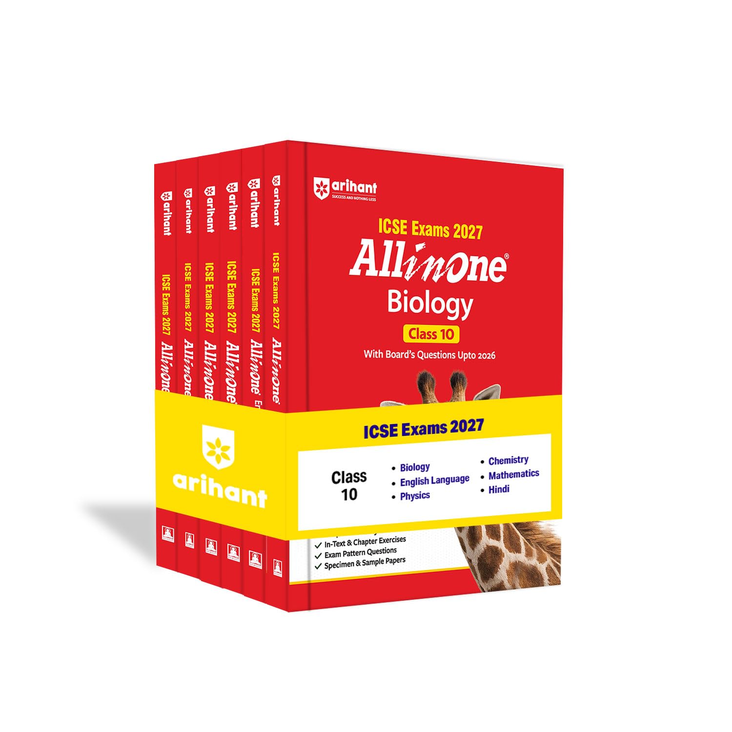 Arihant ICSE All in One Physics, Chemistry, Biology, Math, Hindi