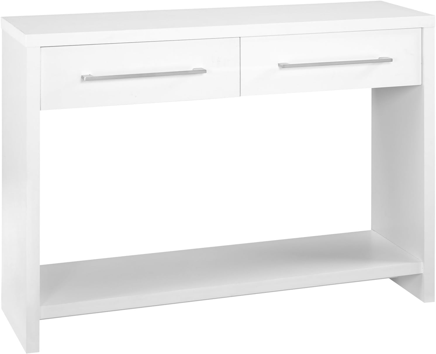 ClosetMaid 1652 Console Table with 2 Storage Drawers, White