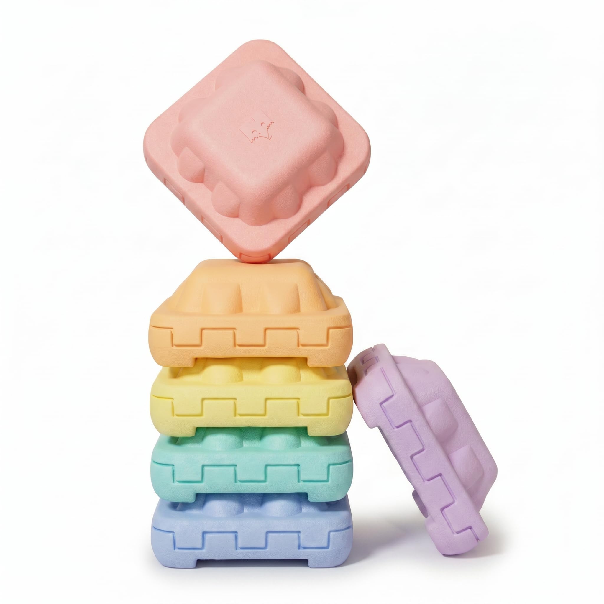 Heldenzimmer Balanciersteine für Kinder - Spiel- u. Balanciersteine zum Stapeln Indoor & Outdoor - Balance Steine Kinder - Balancier Set - Stepping Stones