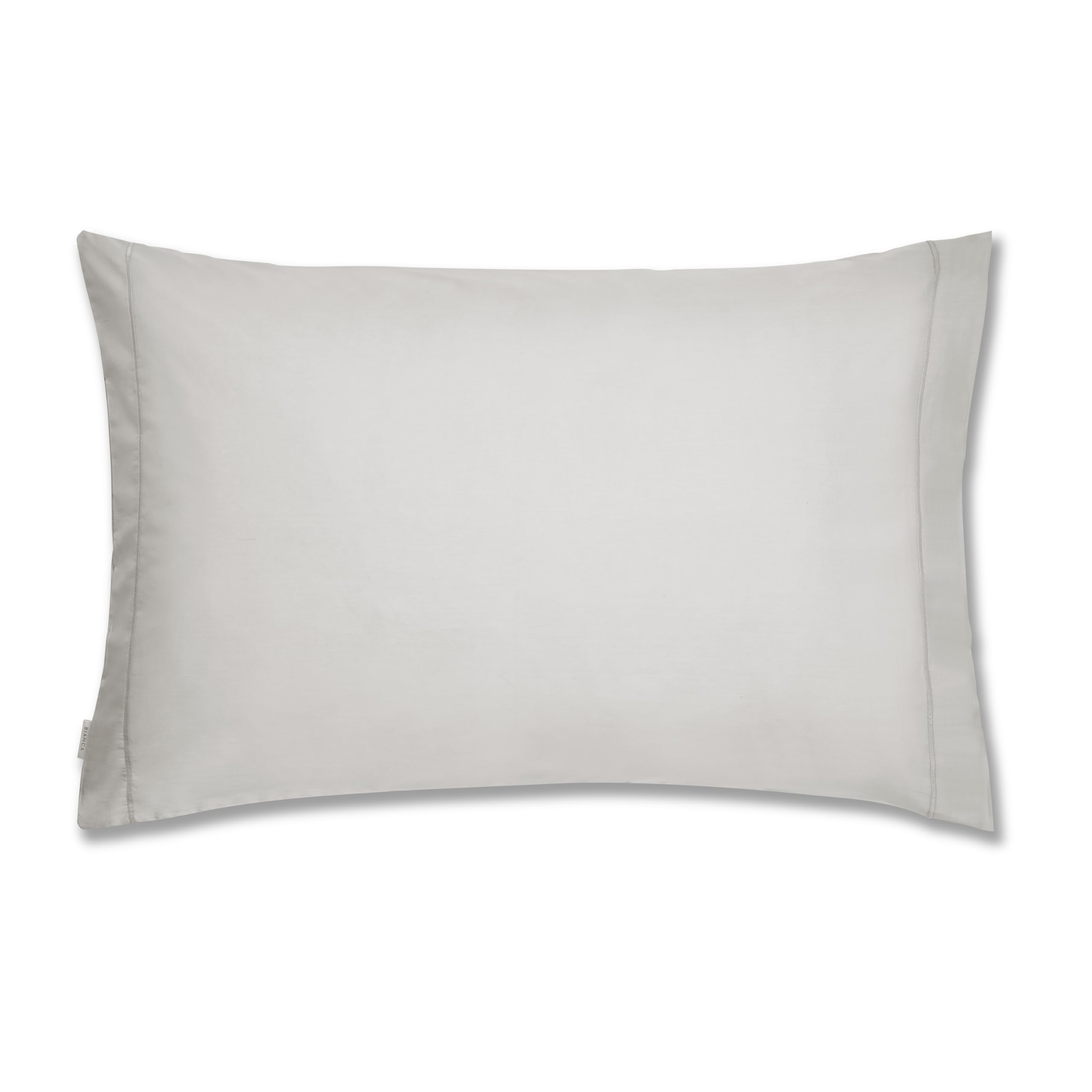 Bianca Plain Dyed Silver Pillow Case 65x65 (2)