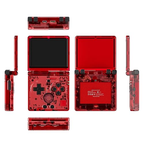 Actualia RG35XX SP Retro Handheld Game Console with 64G TF Card, 3.5 Inch IPS Screen Linux System Flip Gaming Console Supports 5G WiFiBluetooth