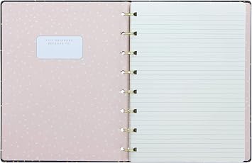 Filofax Confetti 115118 A5 Refillable Notebook in Rose Quartz