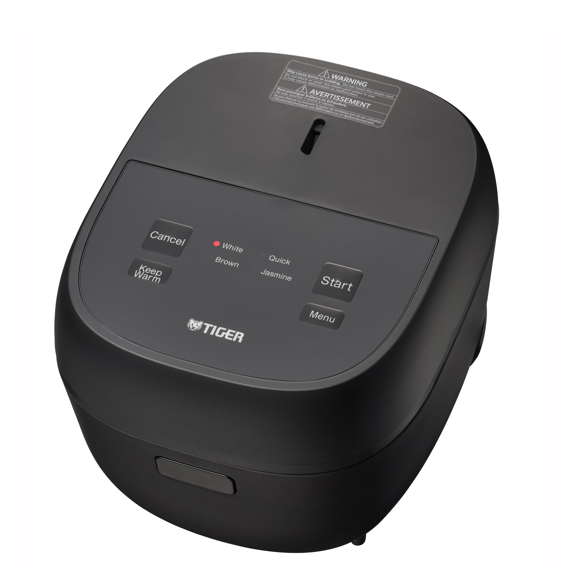 JBT-B10U-KY 5.5 Cup (Uncooked) Micom Rice Cooker and Warmer with Non-Stick Ceramic Coated Inner Pot and 4 Auto-Cook Settings, Black