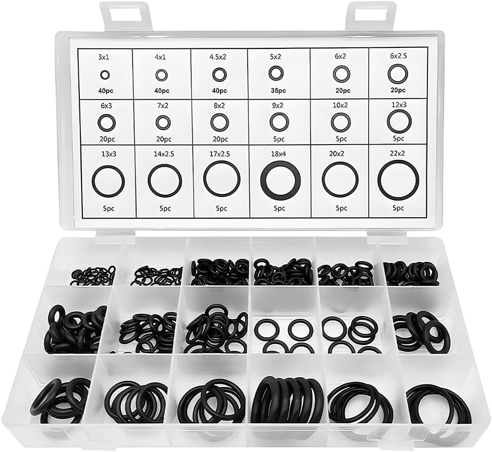 MTRPS 225PCS O-Ring Kit: Best Seals for Garden Hose Repairs, Faucet Fixes & Irrigation Systems