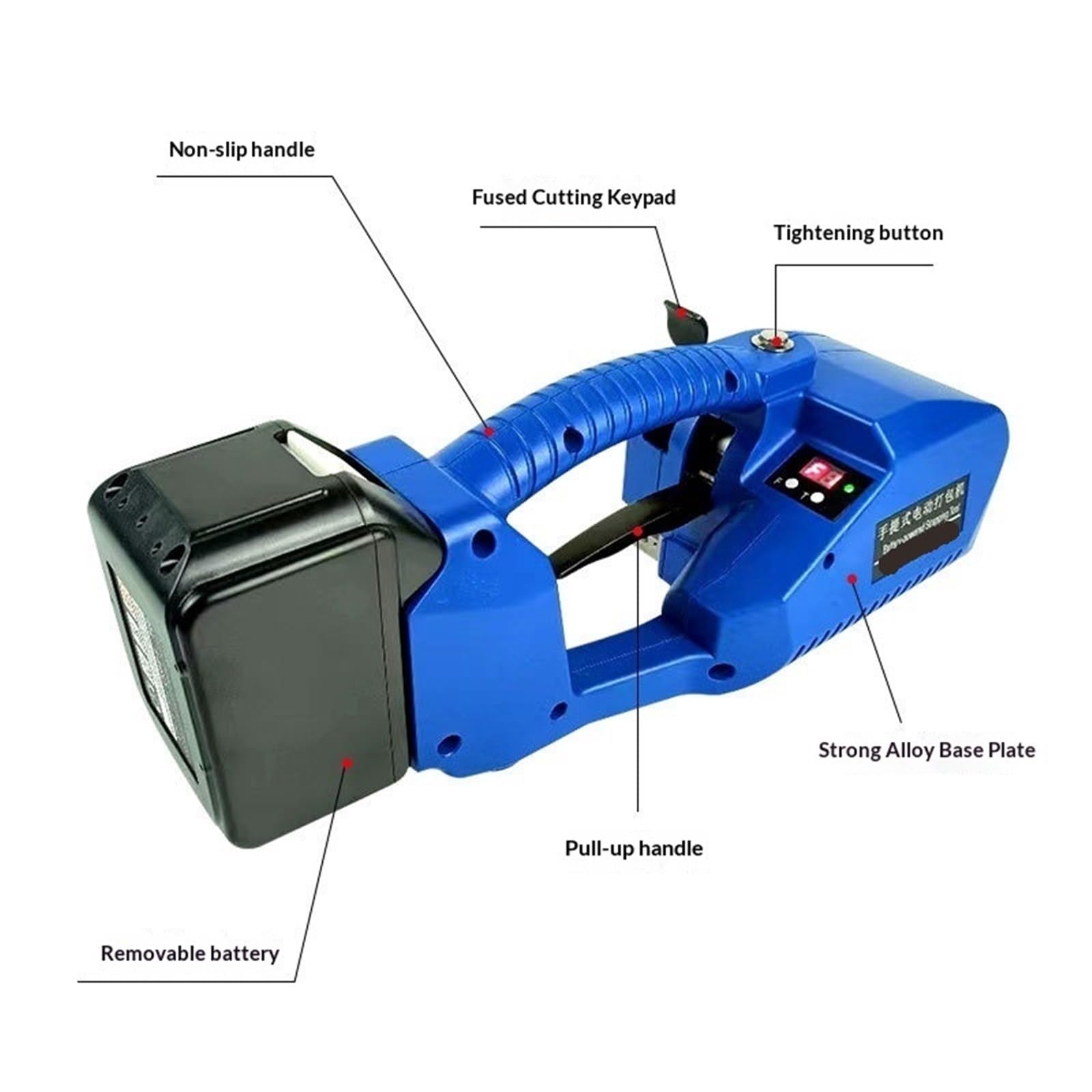 Reggiatrice Macchina Automatica Elettrica Portatile Per Reggia PP PET