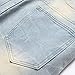 Ripped Jeans for Men Distressed Light Blue Wash Denim Pants Regular Fit Tapered Leg Cool Jeans Rip Straight Cut Fashion Classic 5 Pocket（9322-38）