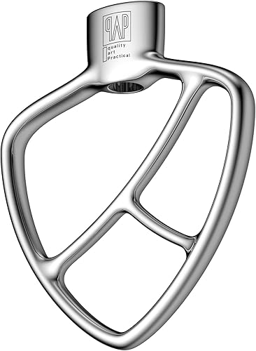 Batidor plano de repuesto para batidores KitchenAid con cabezal inclinable de 3.5 cuartos de galón, accesorios de paleta para batidor de raspador de