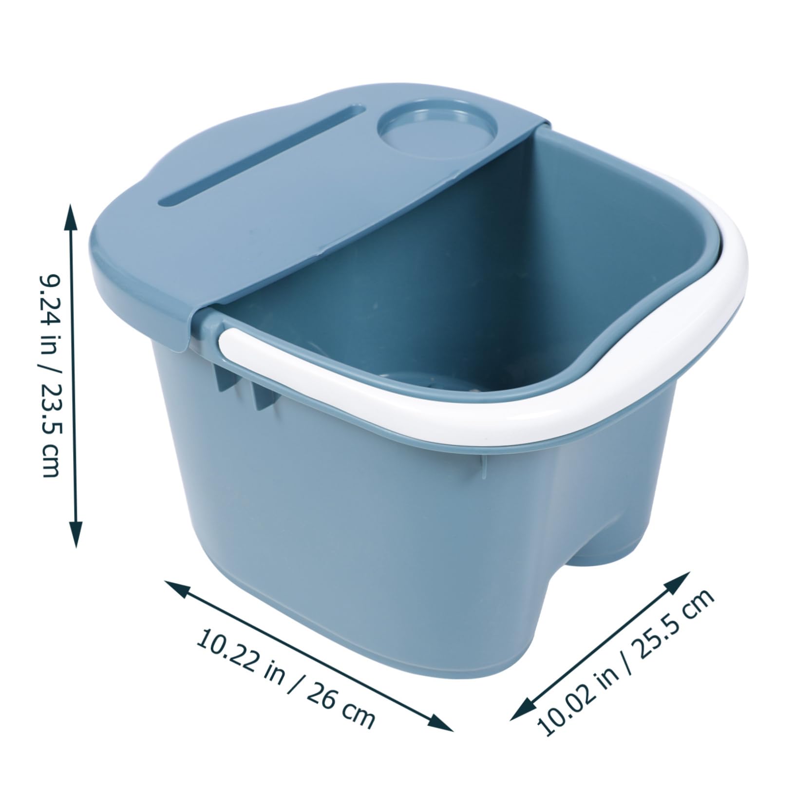 WOFASHPURET 1Pc Multi Use Foot Soaking Basin for Home Use Higher Thicker Design for Enhanced Stability Smooth Surface for Comfort for Relaxation and Health Benefits