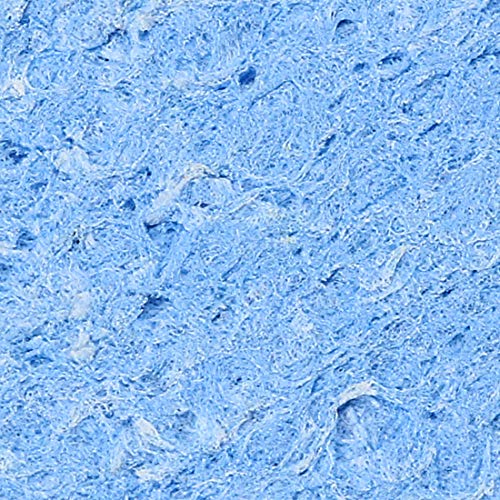 Image of uxcell Soldering Sponge 50.5mmx2.2mm for Iron Tips Cleaner Round Blue 20pcs