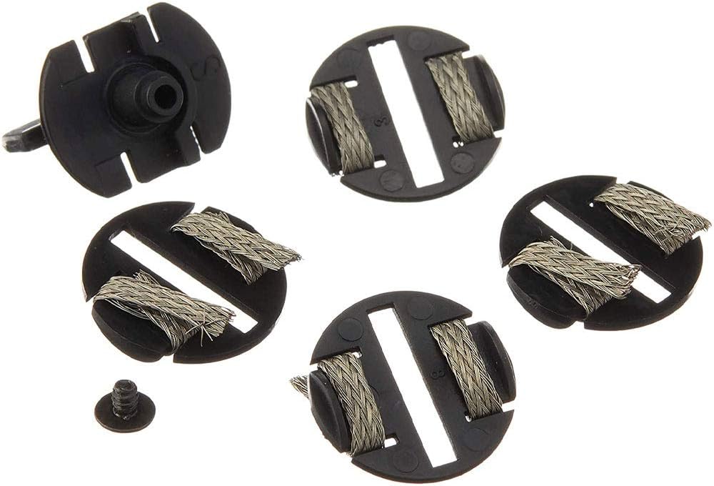 Scalextric Round Guide Blade with 4 Braid Plates and 1 Screw Parts Pack for 1:32 Slot Race Cars C8329