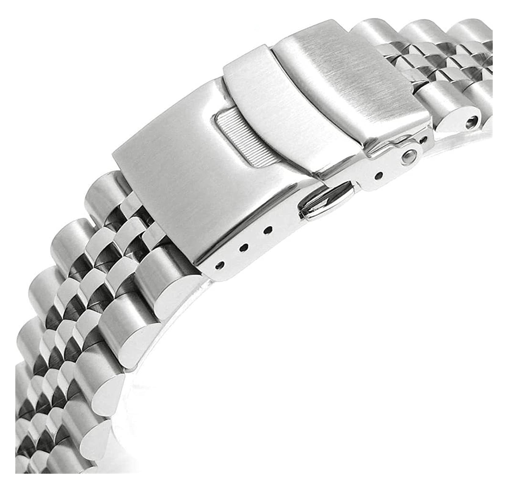 Cinturino Orologio a sgancio rapido per Rimuovere la Vite della Catena, Cinturino in Metallo in Acciaio Inossidabile, Cinturino Solido di Ricambio 20 mm 22 mm 24 mm