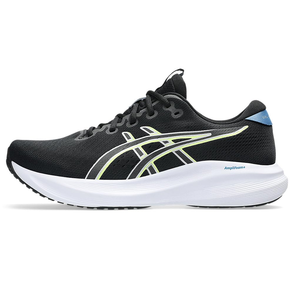 Asics Para Hombre. 1011C080 Zapatillas Gel Excite 11 Negro (44.5), Plano, Cordones, Casual, Deportivo, Running, Multideporte-image