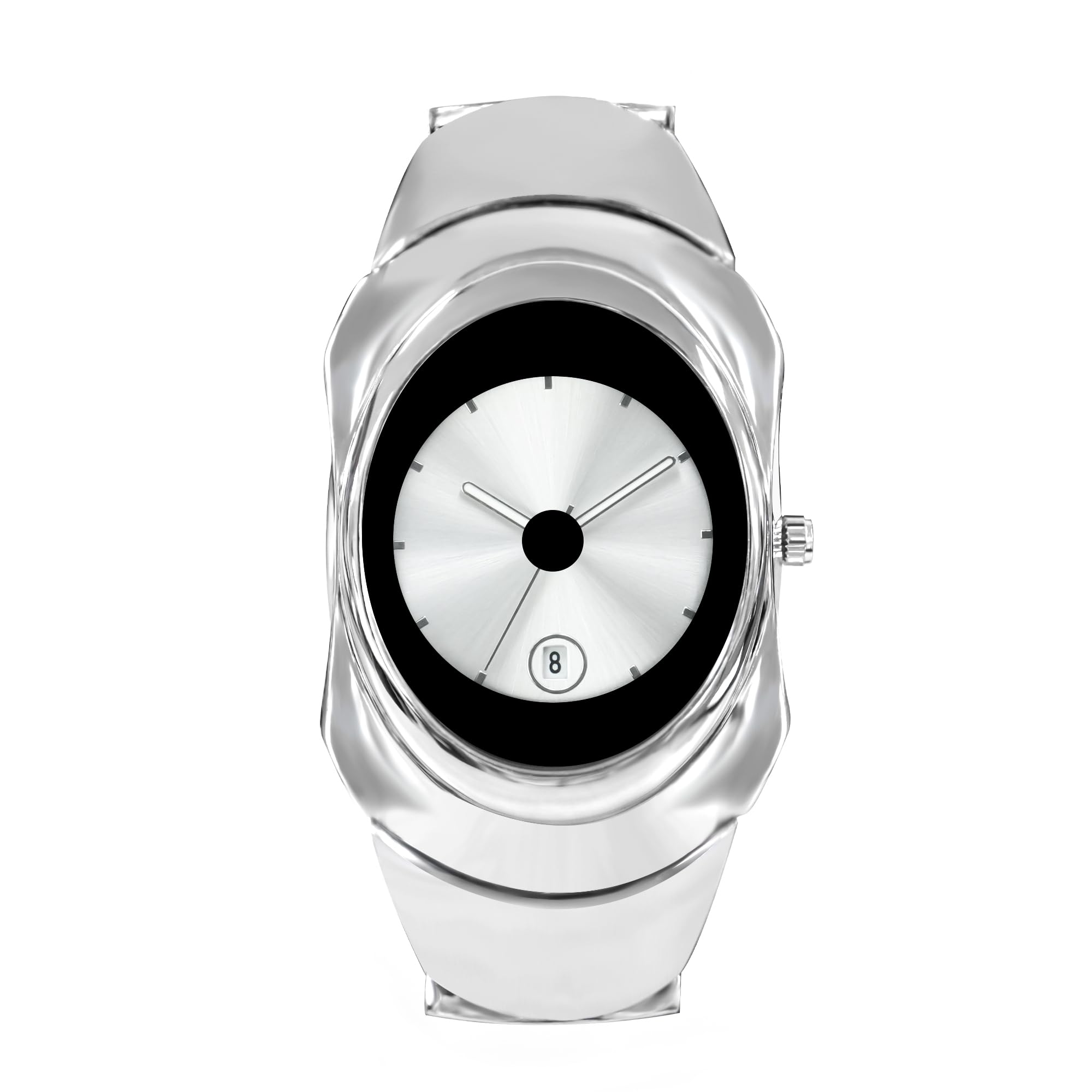 BARAMON Men's Fashion Watches Stylish Futuristic Collectible Unique Male Wristwatch Analog Quartz Clock Date Waterproof Watch for Men