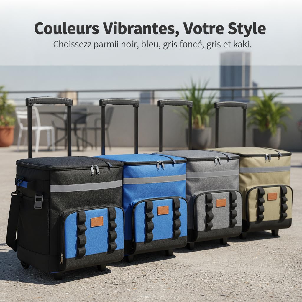 Sac Isotherme Portable roulettes