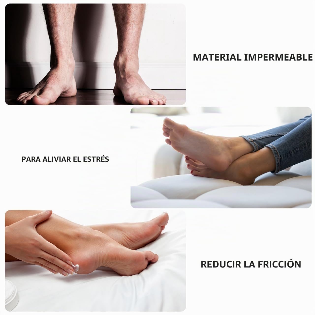 Artibetter 45 cojines autoadhesivos en forma de U para pies impermeables para alivio del dolor de maíz y prevención de fricción
