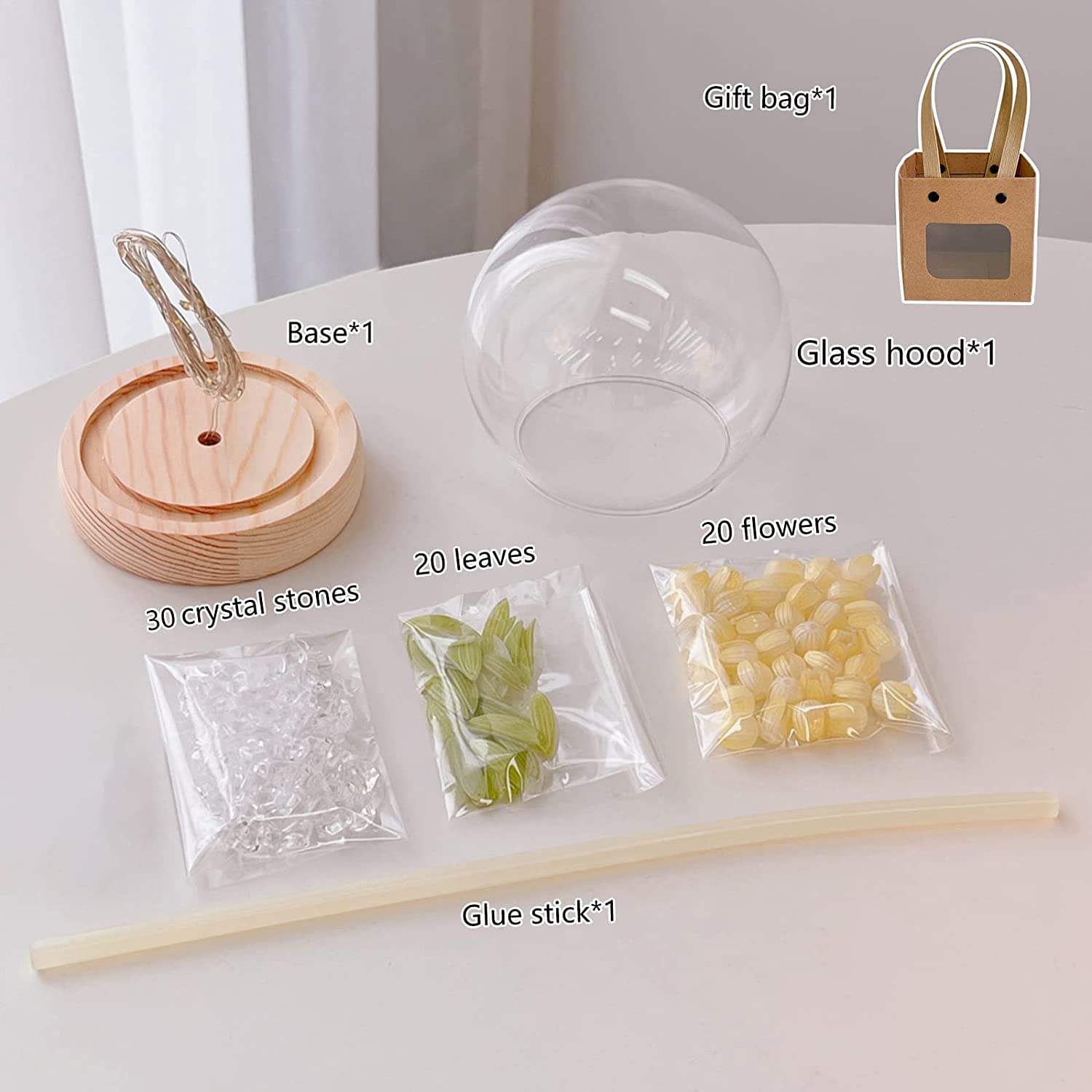 Lampada da tavolo, lampade da comodino, lampade da scrivania, lampada da tavolo LED tulipano fai da te simulazione fiore soggiorno camera da letto decorazione tulipano luce notturna alimentata a batte