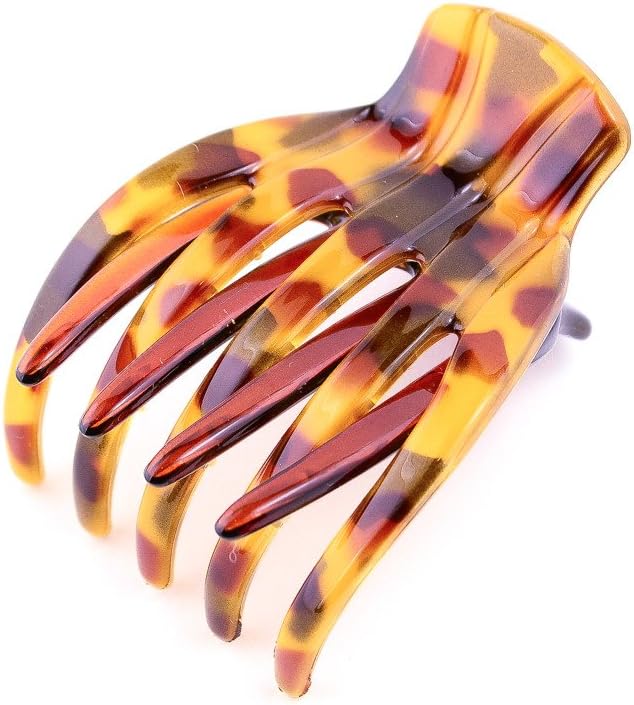 Medusa Heirloom Small Yoga Clip, Tortoise