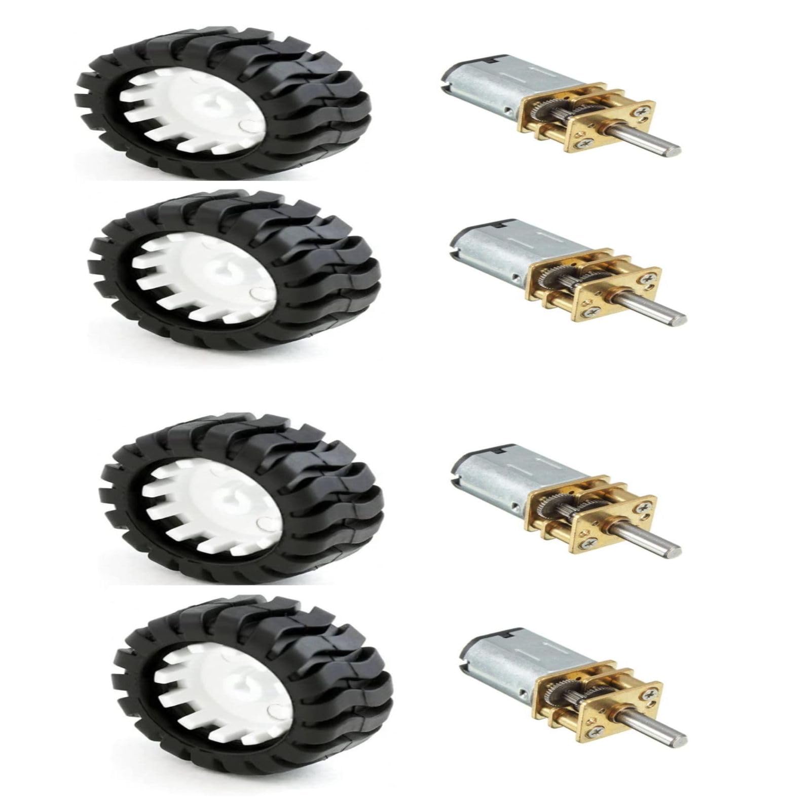 SONICROBO N20 MOTOR 3.7V-6V 100 Rpm Micro Metal Gear motor with 43MM wheel motor for RC Car Robot Toys DIY metal gearbox 4 SETs -ideal for making robots (B0D1K7ZTPR) Amazon Price History, Amazon Price Tracker