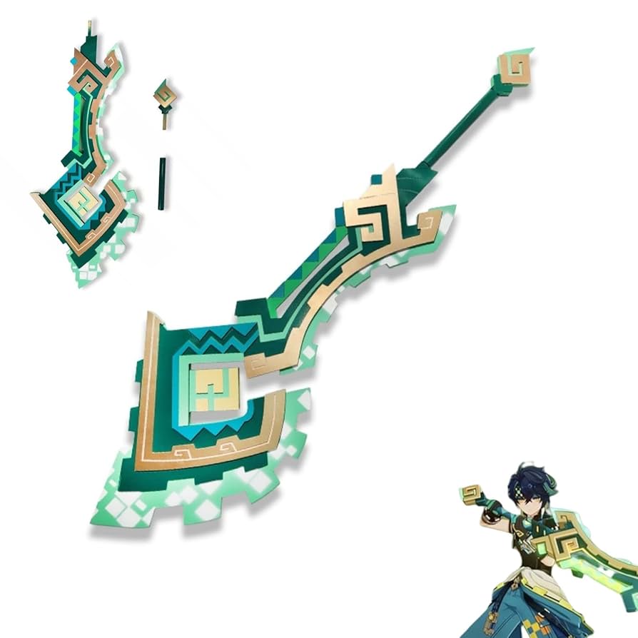 原神 キィニチ コスプレ 山の王の長牙 武器 五次元 原神 コスプレ キィニチ 専用武器 山の王の長牙 : 五次元