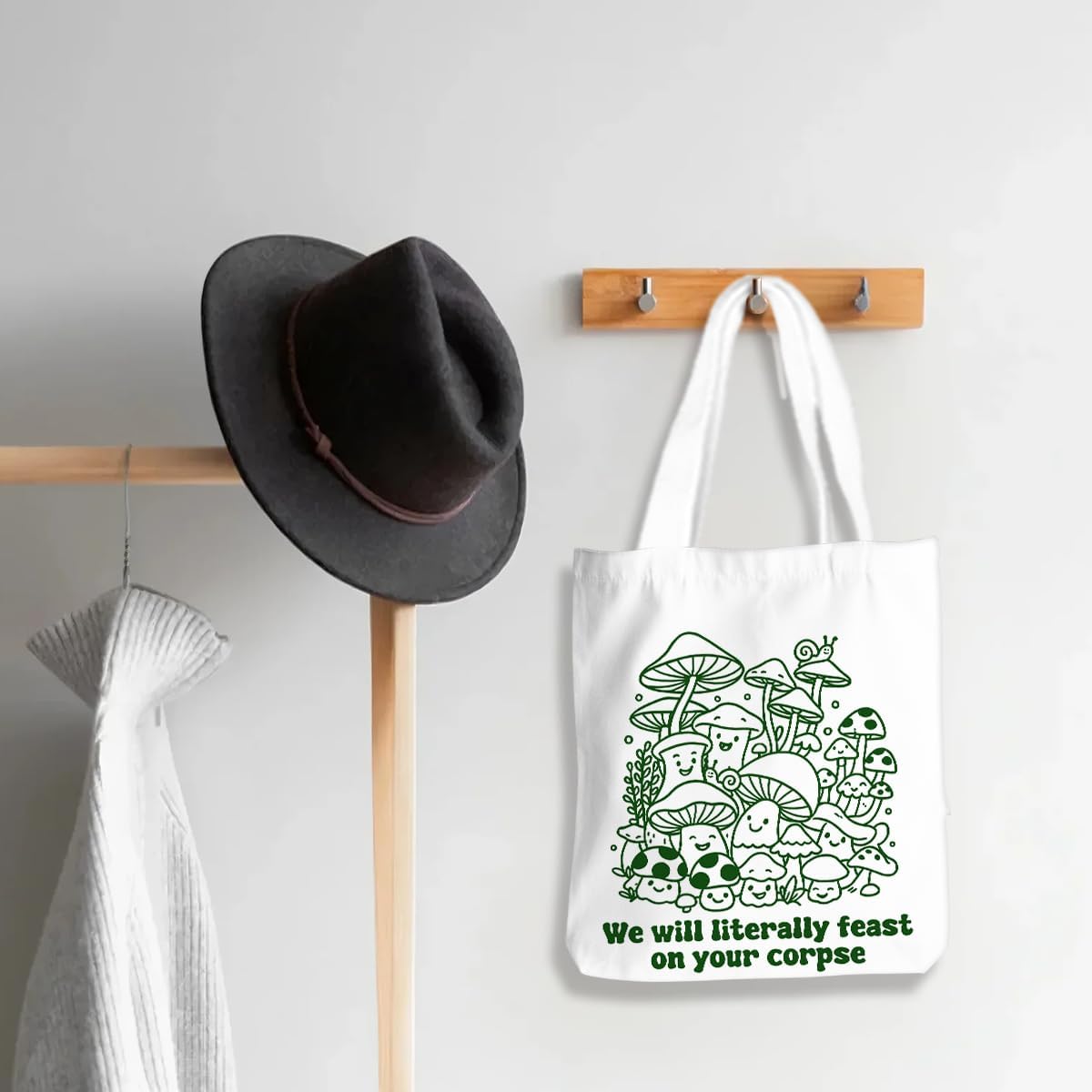 Funny Animal Tote Bag, Trendy Meme Large Capacity Reusable Grocery Bags, Travel Canvas Beach Bag Gifts for Women image 5