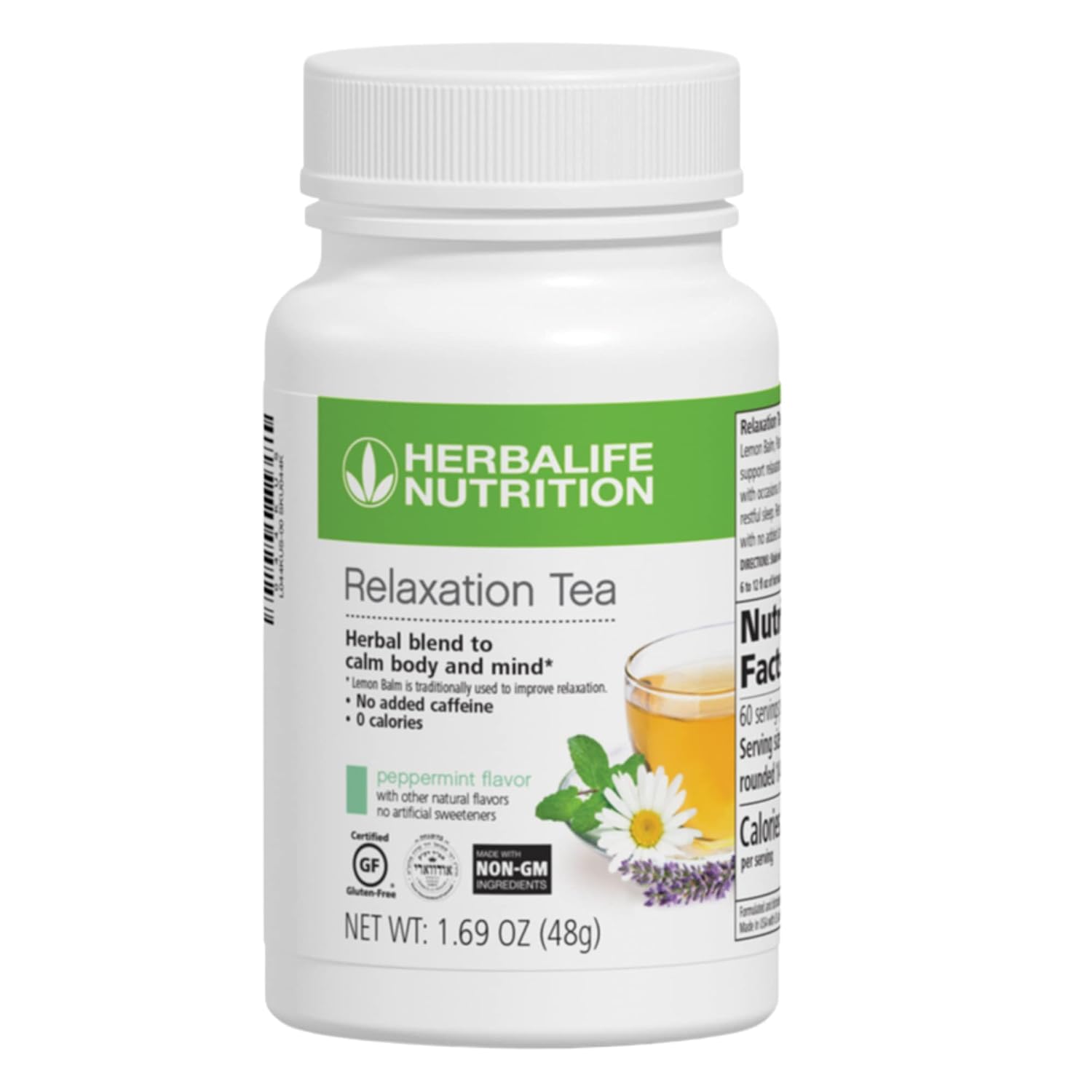 HERBALIFE Relaxation Tea Peppermint 1.69 Oz (48g) Herbal