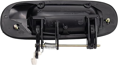 Miniatura 357 de TRQ Manija de la puerta exterior trasera izquierda del lado del conductor negra compatible con Honda Civic 2001-2005