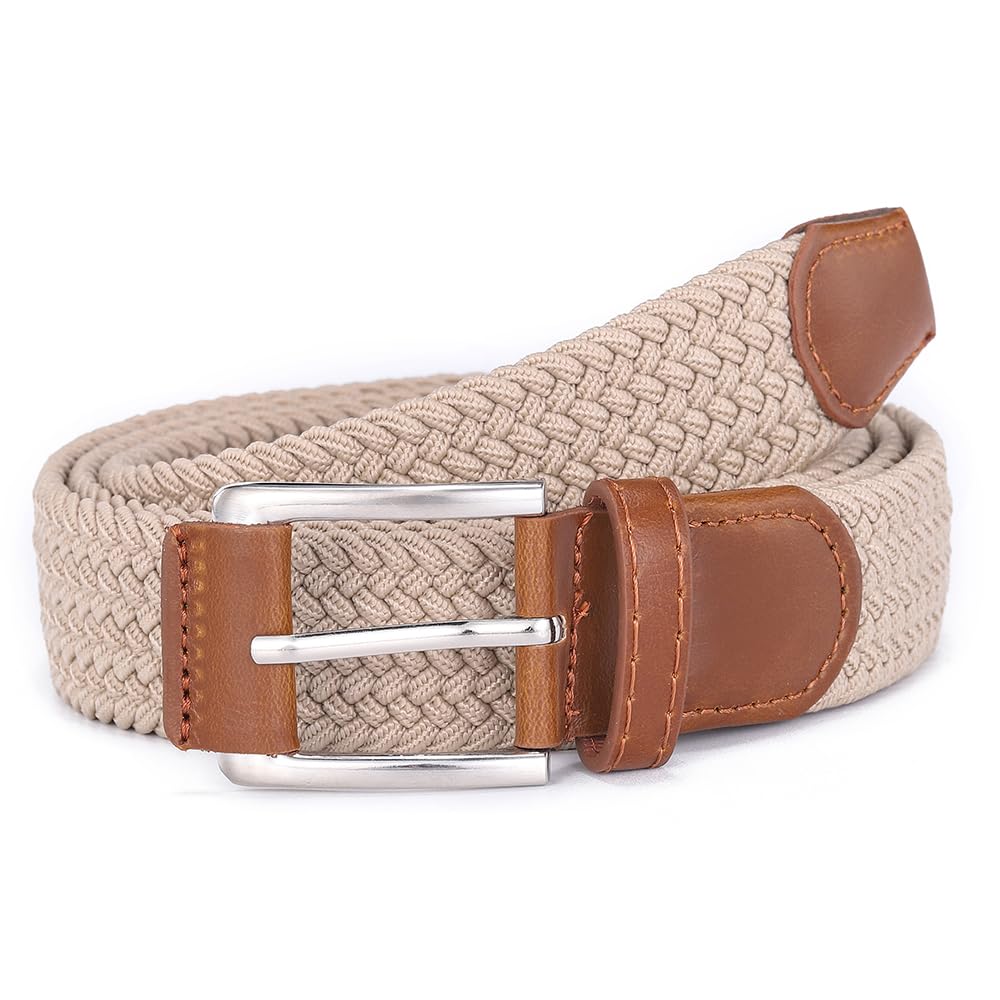 Modischer Gürtel für Männer, Dornschließe, Herrengürtel, lässig, elastisch, für Outdoor-Jeans, Stretch, Damenbund, weiblich
