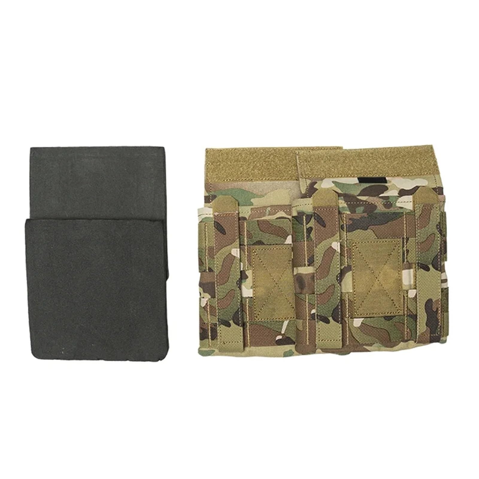 Paquete De 2 Bolsillos Laterales Tácticos para Placas 6x6 Bolsillos Laterales MOLLE para Placas para Portaplacas JPC2.0 – Equipo De Protección para Airsoft Y Caza