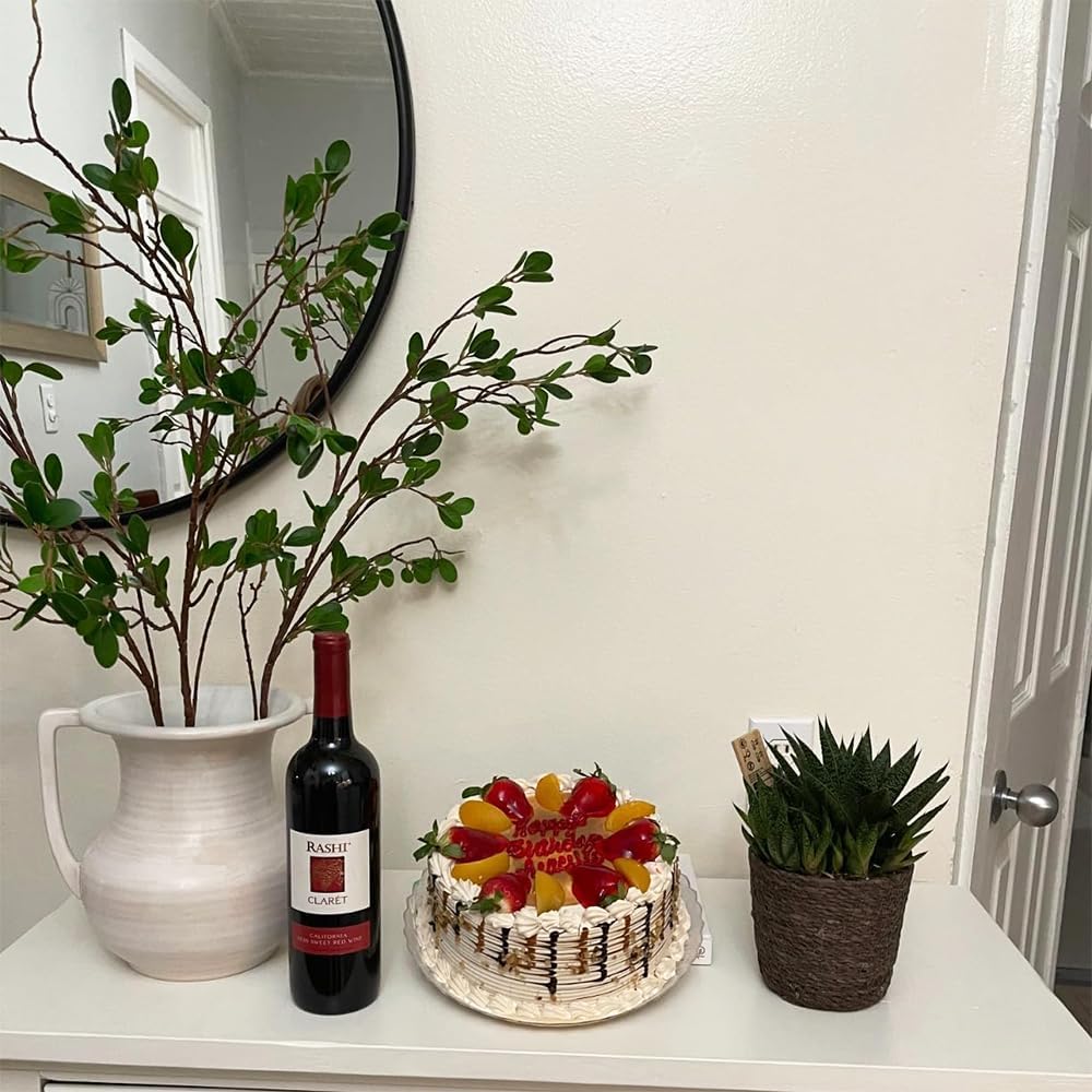 SzJias Artificial Branches for Vase Faux Stems Greenery Plant Stems for Vase Fake Tree Branches (6 Branches, 41.7 inch/Branches)