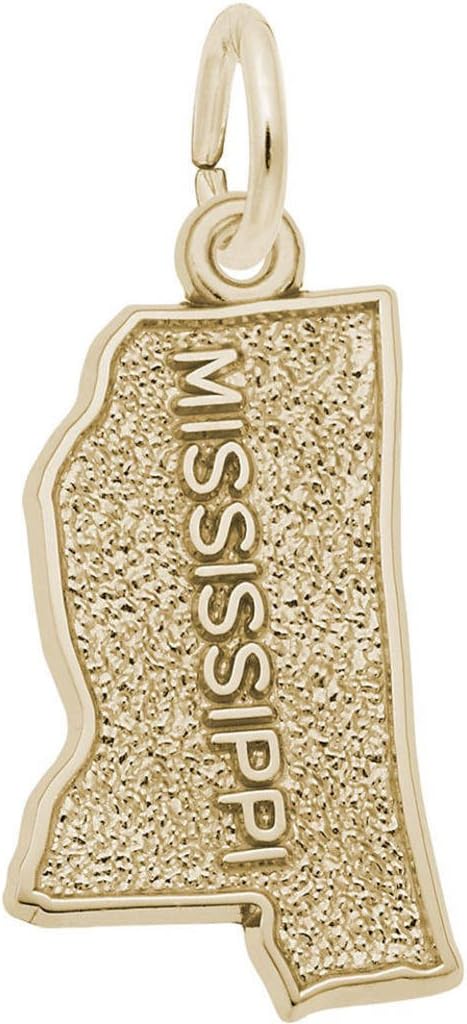 Rembrandt Mississippi Map Charm