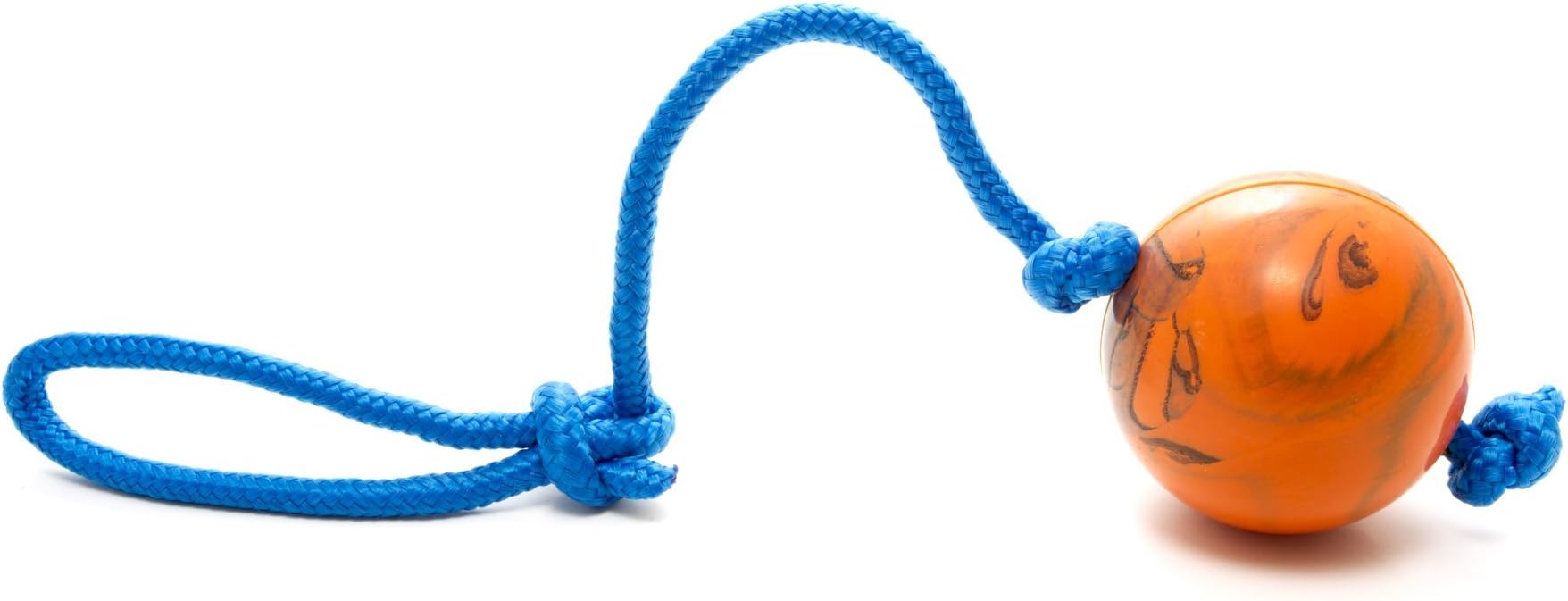 The Nero Ball Extreme - Solid Rubber Dog Training Ball On A Rope - Exercise and Reward Toy for Dogs