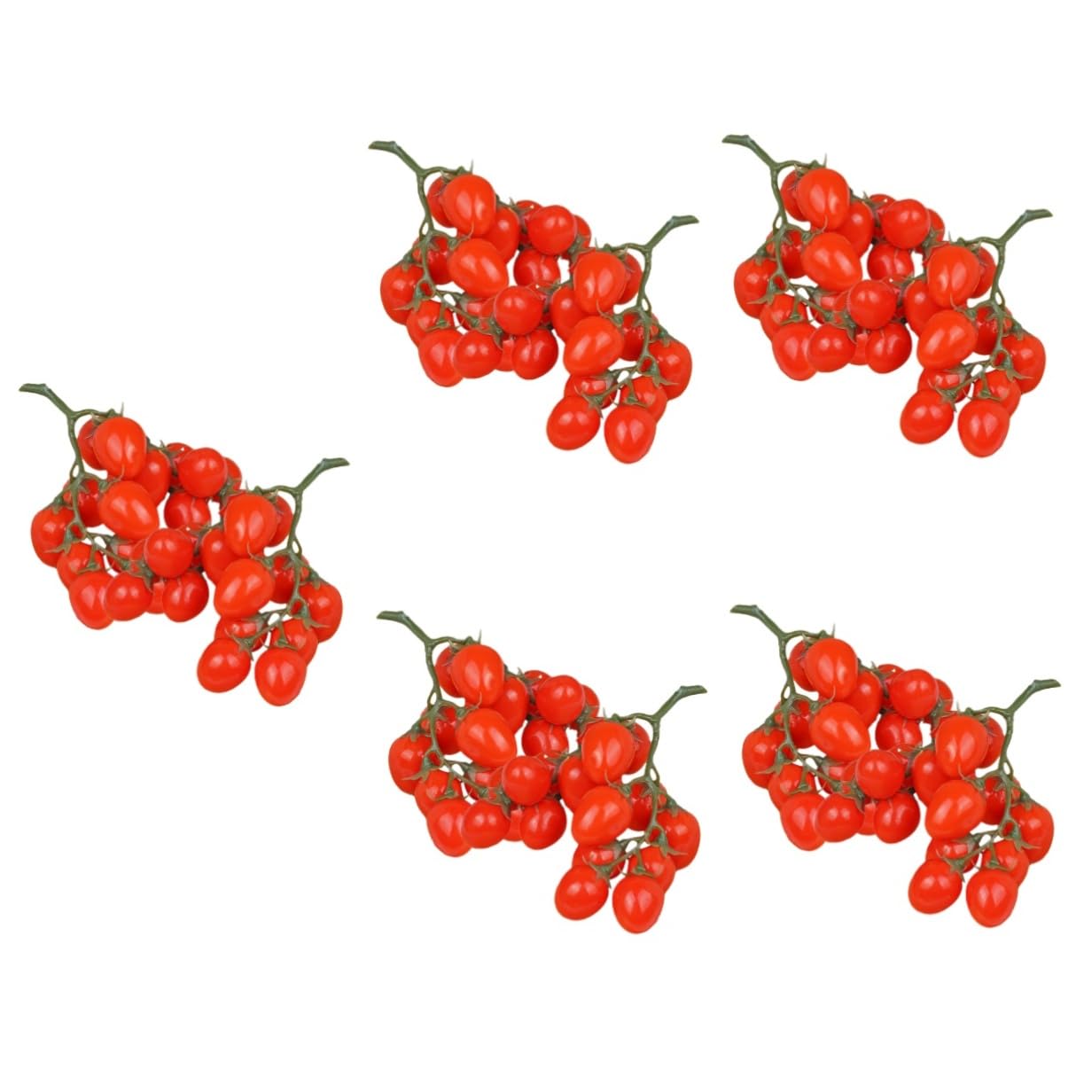 Alipis 10 STK Nachahmung Tomate Partydekoration Mit Früchten Künstliche Tomaten Realistische Tomaten Zeigen Sie Gemüse-Requisiten An Simulationsfrucht Realistisches Gemüse Rot Schaum