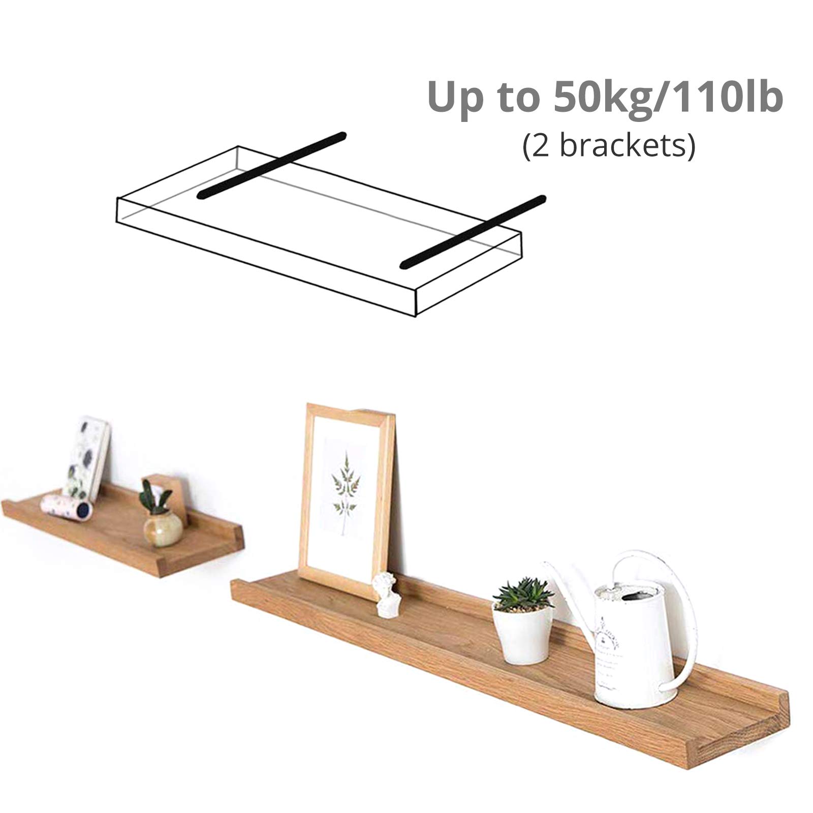 Buy AMTOVL Hidden Brackets 8pcs Concealed Shelf Brackets Floating Shelf