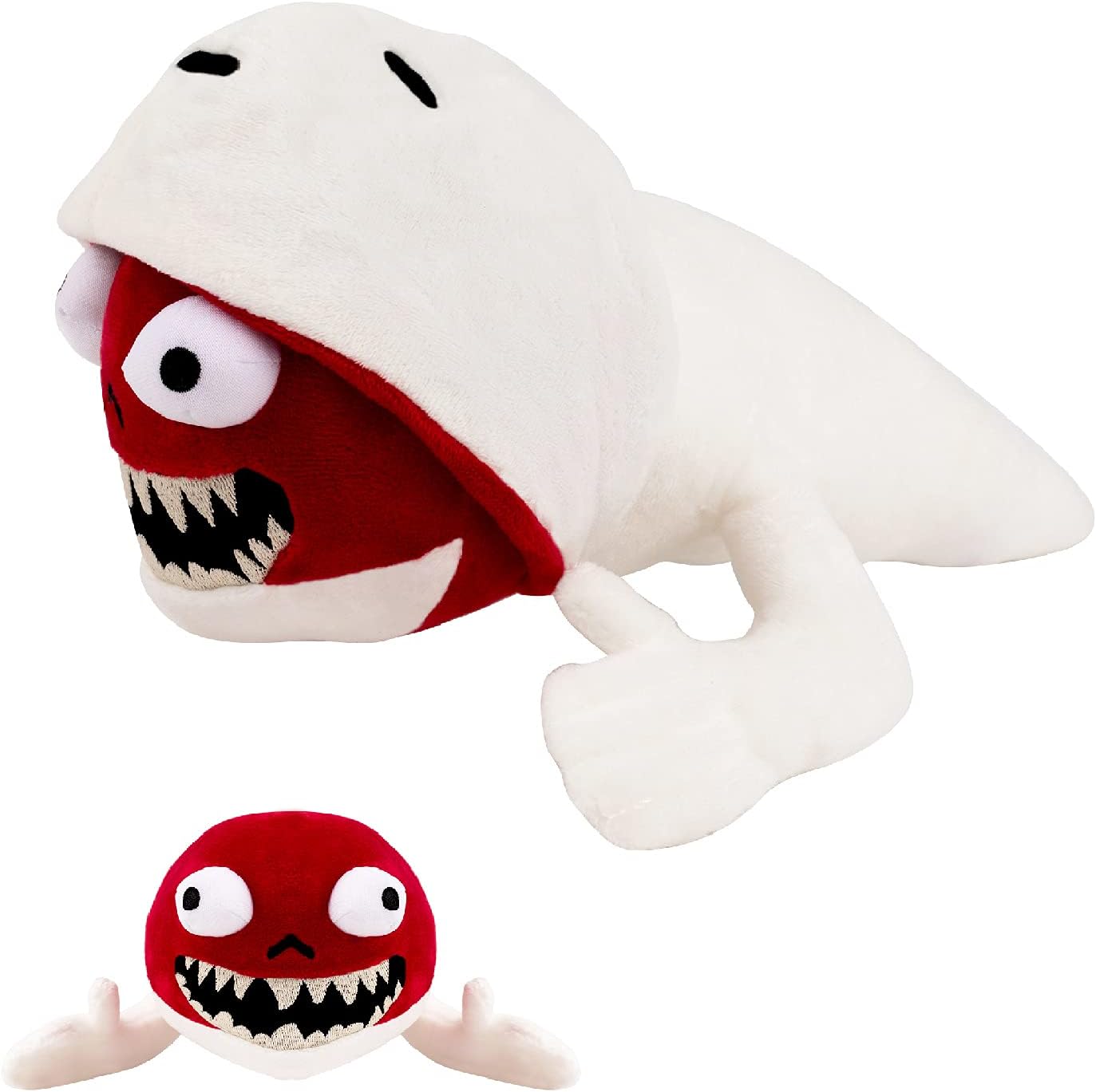 10 Inches Bridge Worm Plush Toy , Bridge Worm Plush , Worm Toy Party Gift (White)