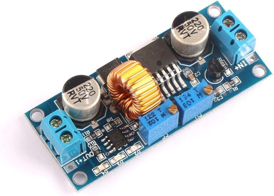 UIOTEC DC-DC Buck Converter 4-38V Step-Down Voltage Regulator Module Adjustable Current 5A Max 75W High Power Volt Power Supply Transformer Board with Constant Current & Voltage**