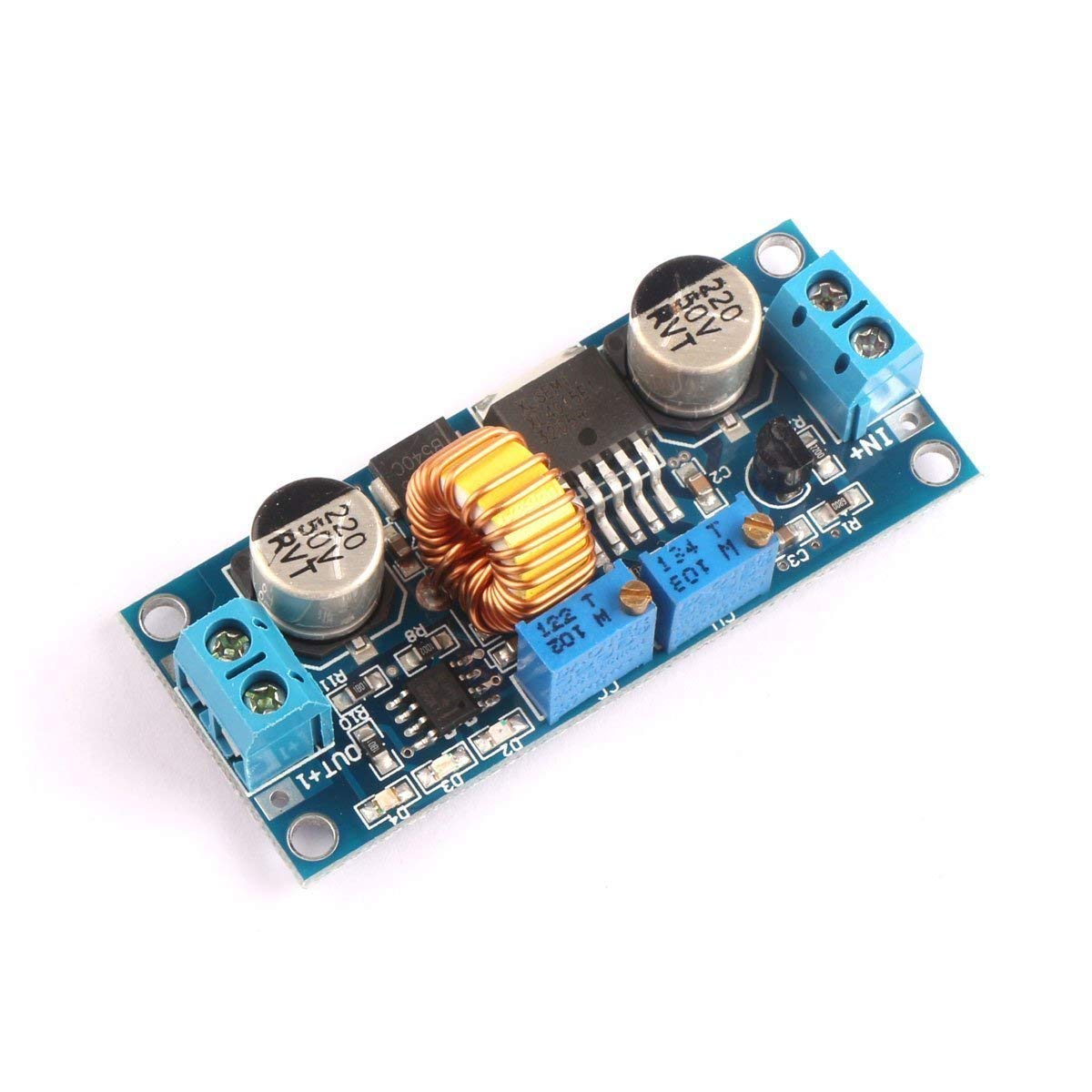 UIOTEC DC-DC Buck Converter 4-38V Step-Down Voltage Regulator Module Adjustable Current 5A Max 75W High Power Volt Power Supply Transformer Board with Constant Current & Voltage**