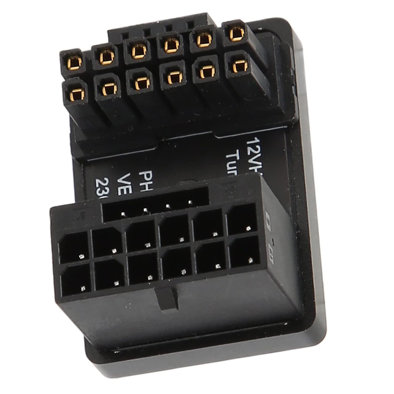 LEYT Graphics Card Power Connector 180 Degree 600W 12V HPWR GPU Power