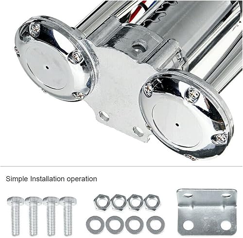 Miniatura 5 de Kit de bocinas de coche de doble trompeta de 12 V, 600 DB, con compresor, para camiones, camiones, trenes, barcos, coches, bocinas de aire