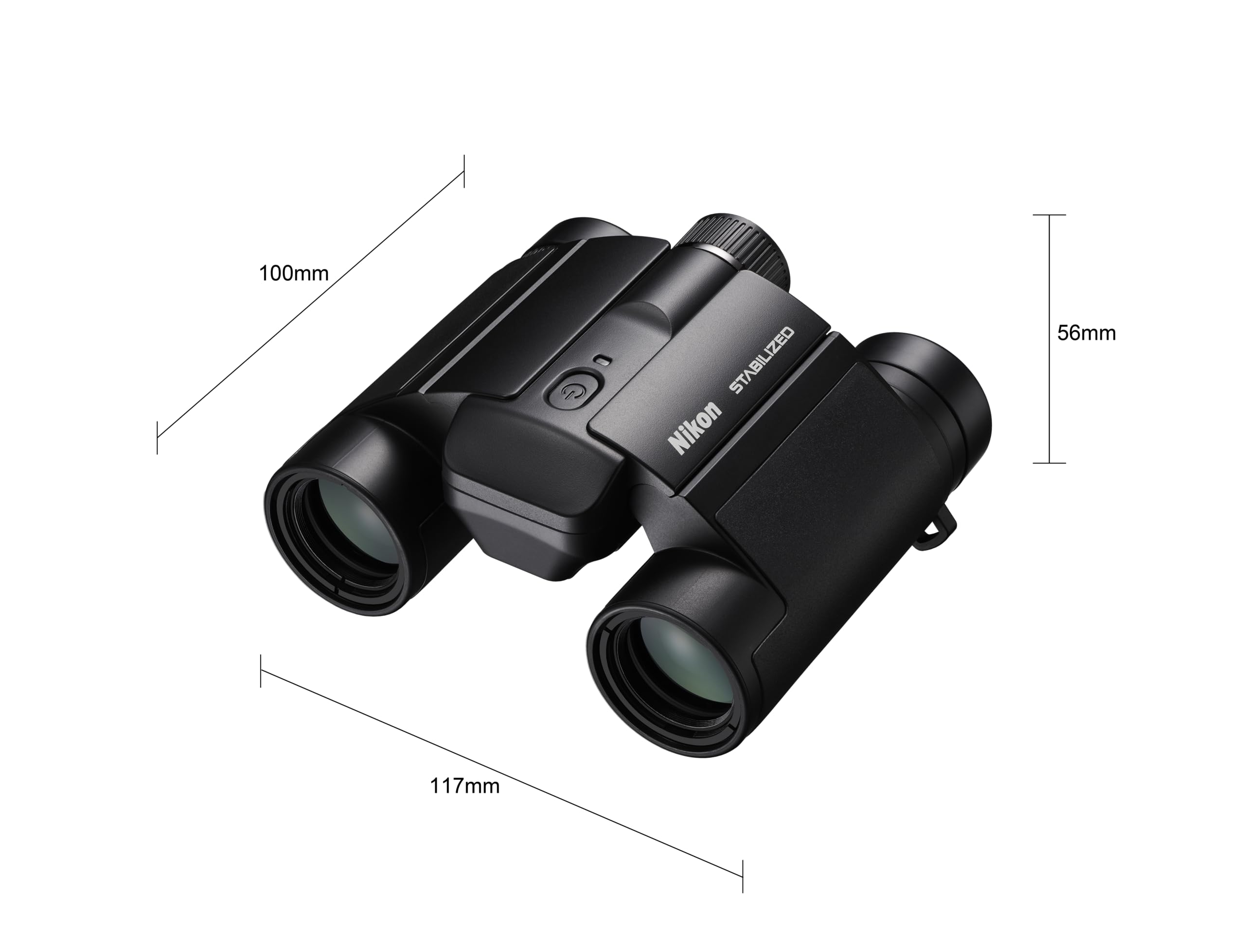Nikon Fernglas STABILIZED 12X25 S (kompaktes und ultraleichtes Fernglas mit Bildstabilisierung)