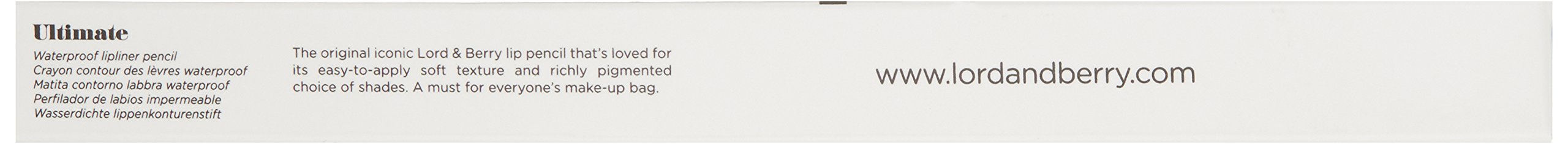 Lord & Berry Ultimate Lipliner Romantic Rose, 1,8 G – Wasserdichter Lippenkonturenstift