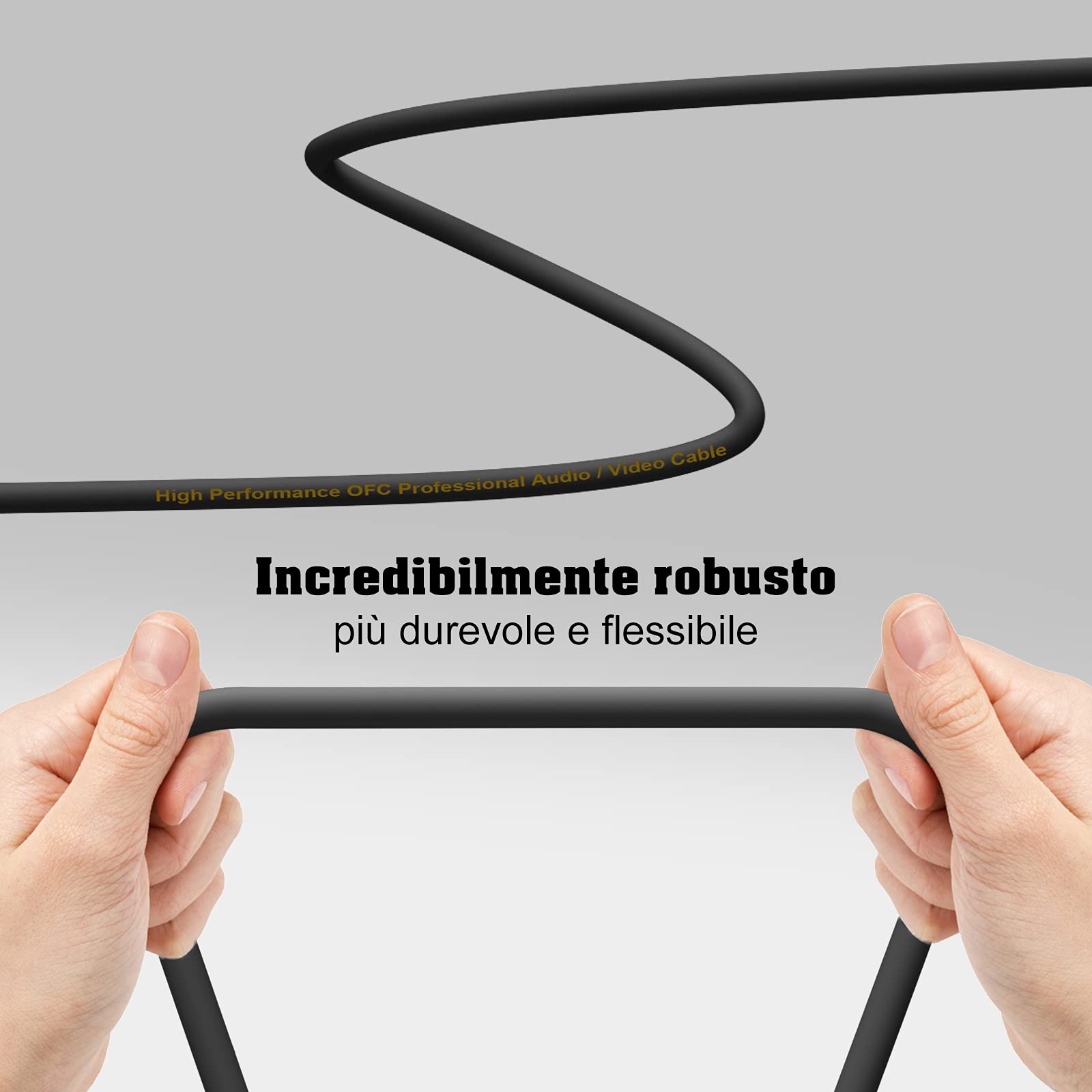 Cavo XLR Bilanciato 1M - 10 Colori, Professionale Microfono XLR Maschio a Femmina a 3 Pin per Registratore da Studio, Microfono, Sistema di Altoparlanti