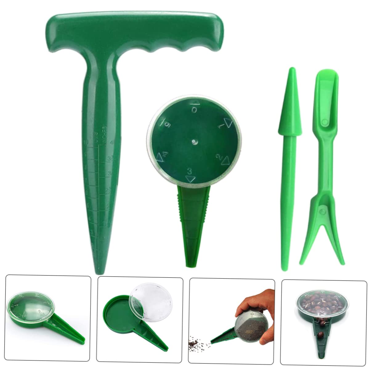 SUPVOX 40pièces Outils De Jardinage Distributeur De Semoir Plastique Épandeur pour Plantes Et Semences